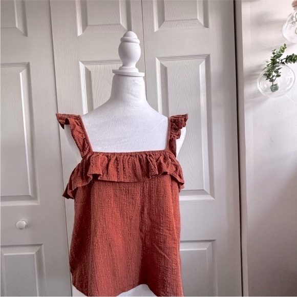 Sienna Sky Rust Sleeveless Top - Picture 3 of 7